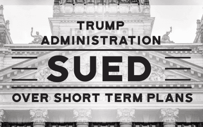 Trump Administration Sued Over Short Term Plans