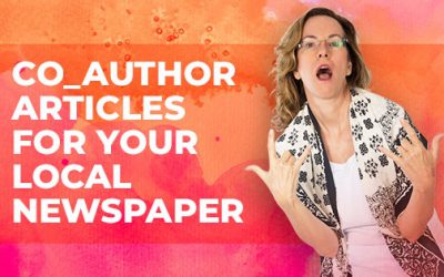 Co-author Articles for Your Local Newspaper